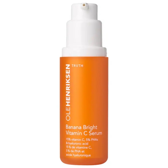 40% OFF!🎉 OLEHENRIKSEN  Banana Bright 15% Vitamin C Dark Spot Serum NIB - Picture 1 of 5